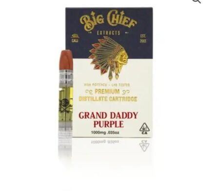 Big Chief THC Vape Cartridge 1G – GrandDaddyPurple